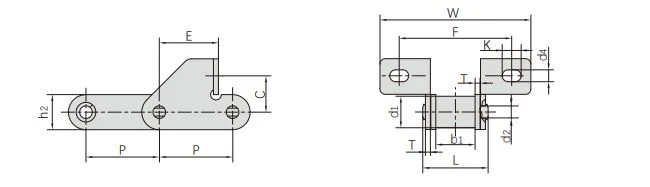 S55F9SD to 55VF1SDF1 - 41.4 mm pitch