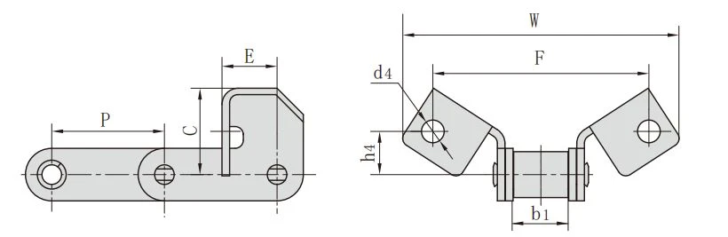 CA550F14 to CA557SFDF1 - 41.4 mm pitch