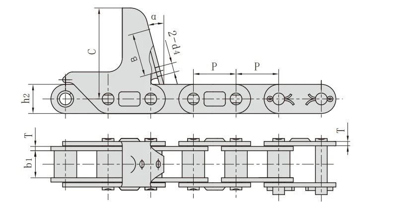 CA627-M40A to CA550-CPEF9 - 30 mm to 41.4 mm pitch