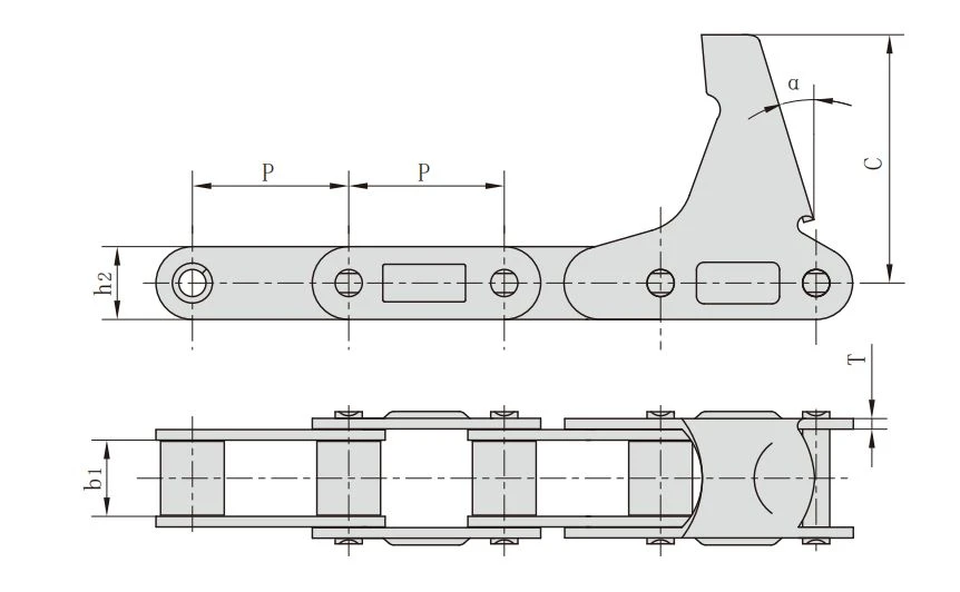 CA550-LV41N to CA550-CPEF6 - 41.4 mm pitch