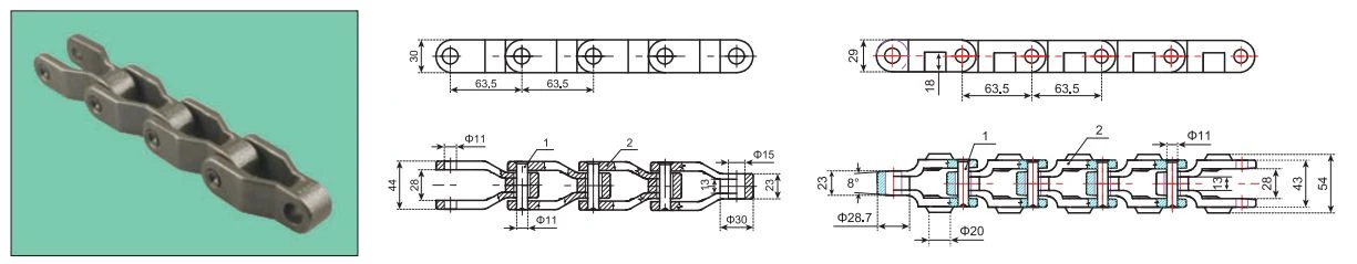 600600TABMETALCASECONVEYORCHAIN
